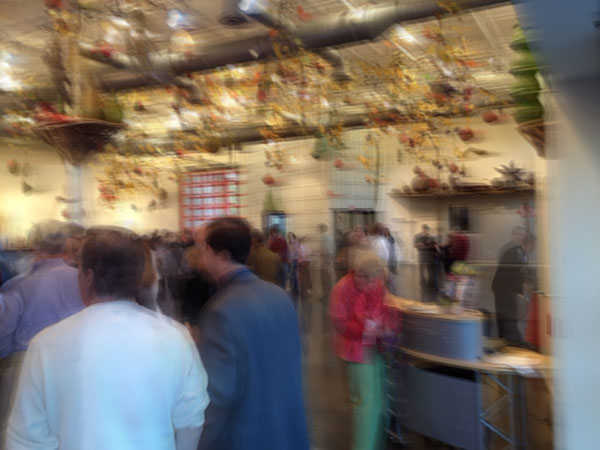 Inside the new East Gallery at the Grounds for Sculpture.